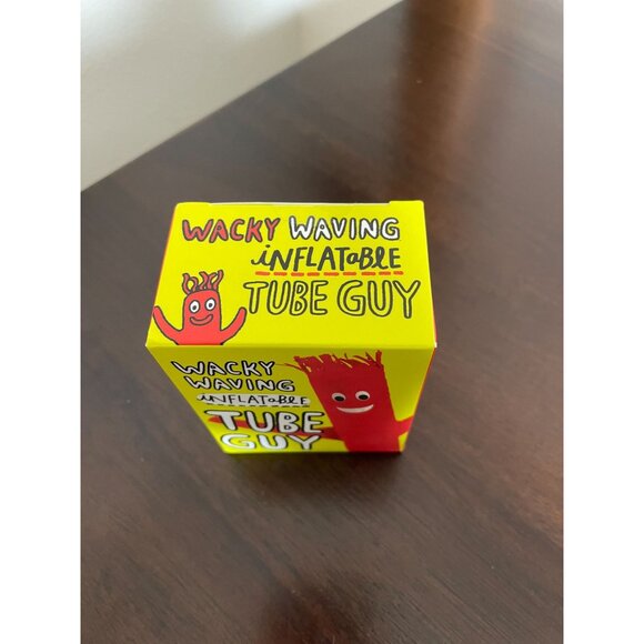 Wacky Waving Inflatable Tube Guy With Fan & Mini Book - 17" Tall - Picture 5 of 5